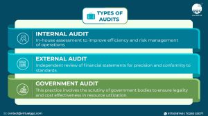Types of audits infographic by virtualggc