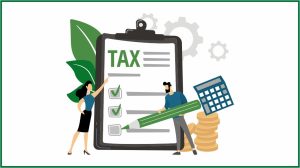 A illustration of tax checklist by virtualggc